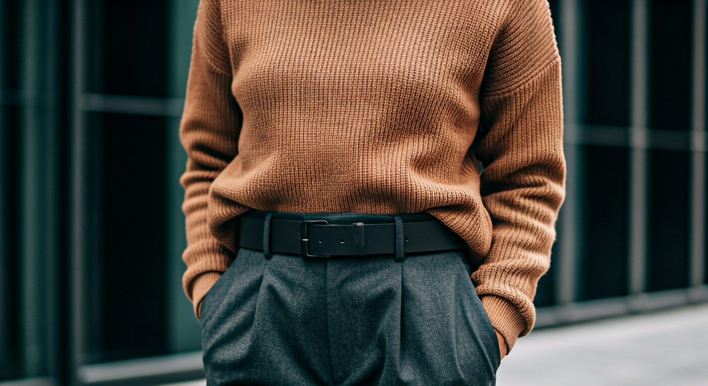 Jak włożyć sweter do spodni? 2